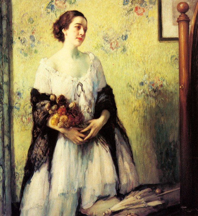 比利时后印象派画家Fernand Toussaint（1873年—1956年）