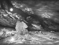 Guram Dolenjashvili超逼真风景铅笔画