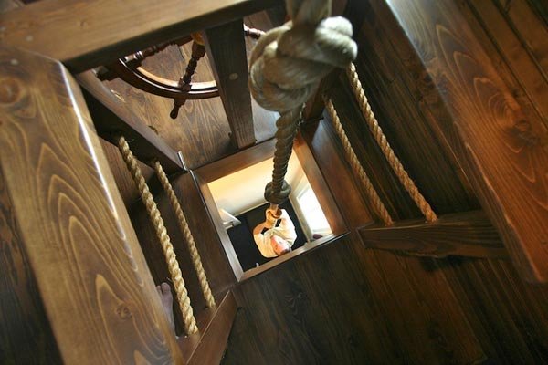 疯狂的海盗船主题儿童卧室设计