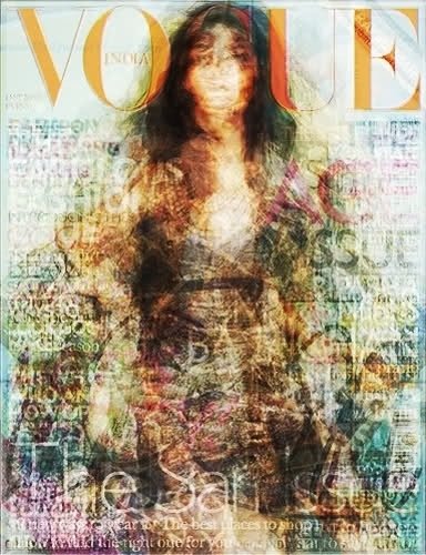 创意欣赏：Vogue 杂志封面合成拼贴