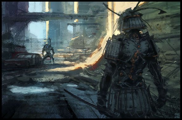 23张武士CG艺术作品