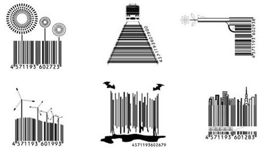 不寻常的条码艺术设计