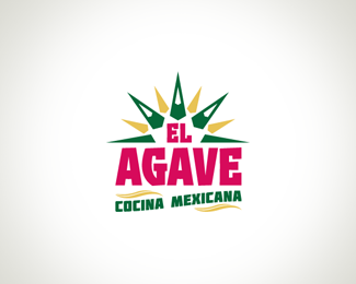 墨西哥主题元素标志设计