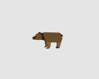 标志设计元素运用实例：熊