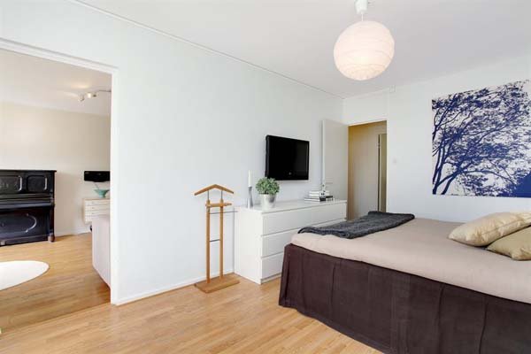 斯德哥尔摩明快风格的2居室公寓设计