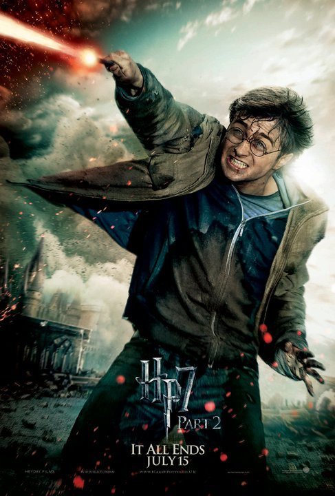 电影海报设计欣赏：哈利·波特与死亡圣器(下)