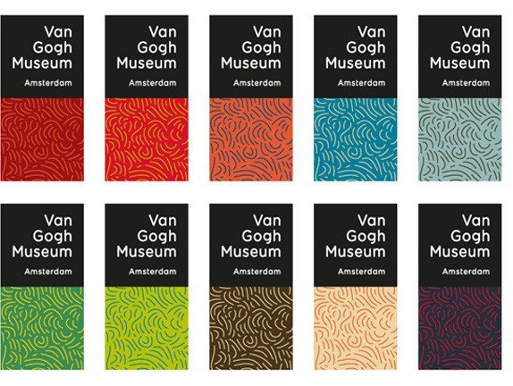 荷兰阿姆斯特丹的梵高博物馆新品牌形象设计