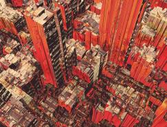 olschinsky作品： "城市"系列主题插画欣赏