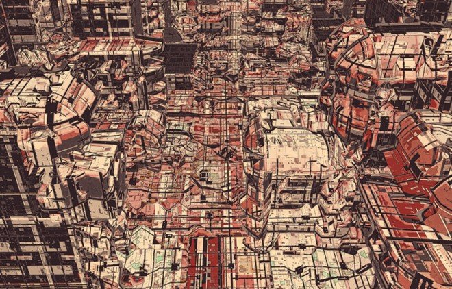 olschinsky作品： "城市"系列主题插画欣赏