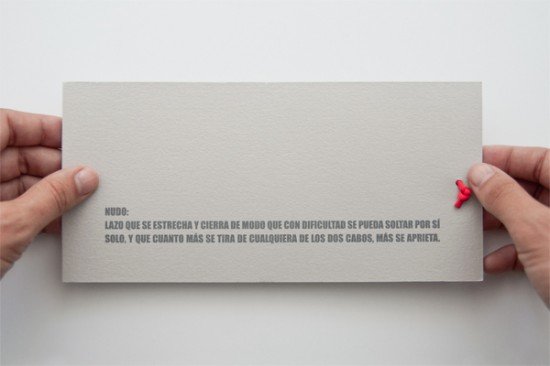 Cristina Moralejo 设计的创意结婚邀请函