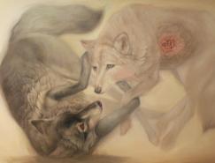 Jen Lobo动物绘画作品