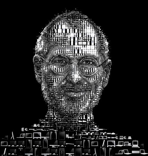 人物插画欣赏：Steve Jobs(1955-2011)