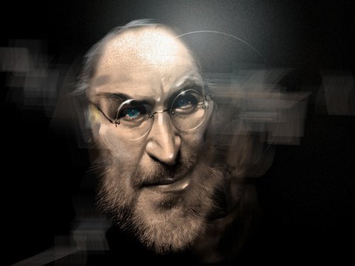 人物插画欣赏：Steve Jobs(1955-2011)