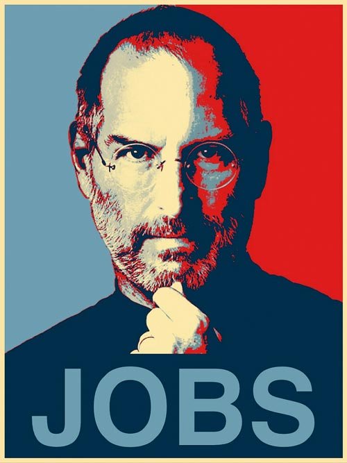 人物插画欣赏：Steve Jobs(1955-2011)