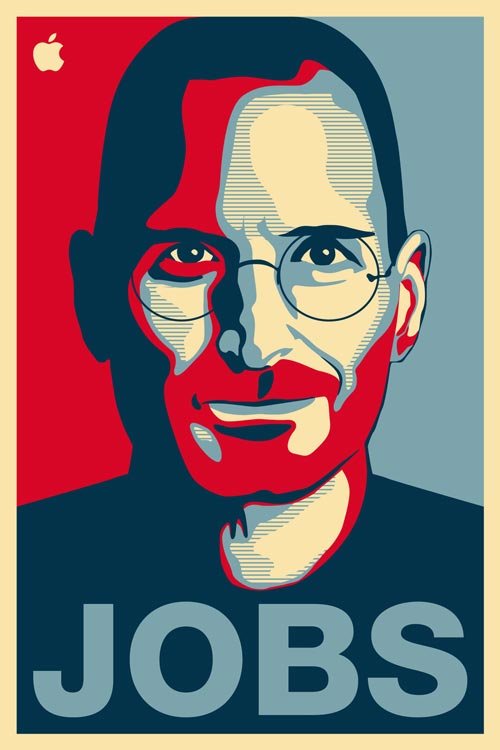 人物插画欣赏：Steve Jobs(1955-2011)