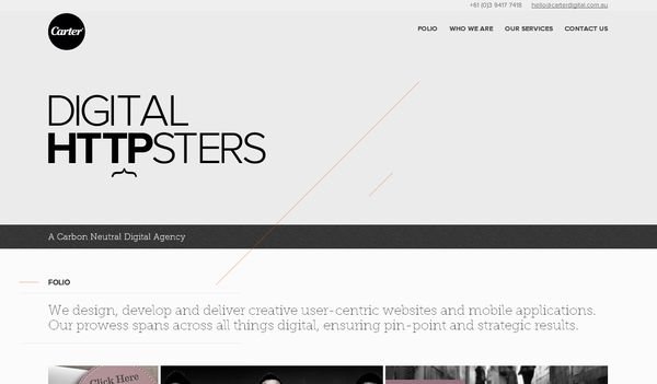 35个极简风格Web设计