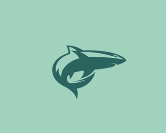 标志设计元素运用实例：鲨鱼