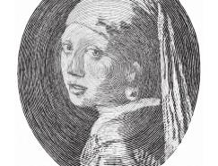 Chan Hwee Chong令人惊叹的一笔指纹画