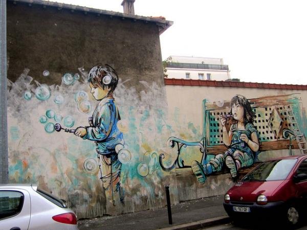 Alice Pasquini街头绘画艺术