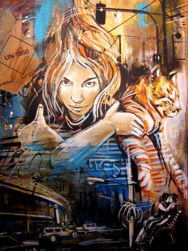 Alice Pasquini街头绘画艺术