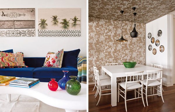 色彩与图案交织的葡萄牙温馨公寓设计