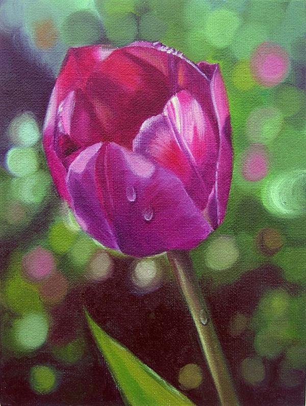美丽的玫瑰花：Doris Joa绘画欣赏
