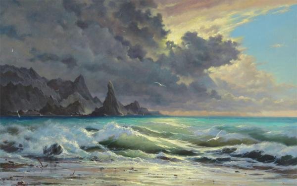 George Dmitriev海景绘画作品