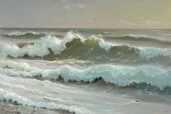 George Dmitriev海景绘画作品