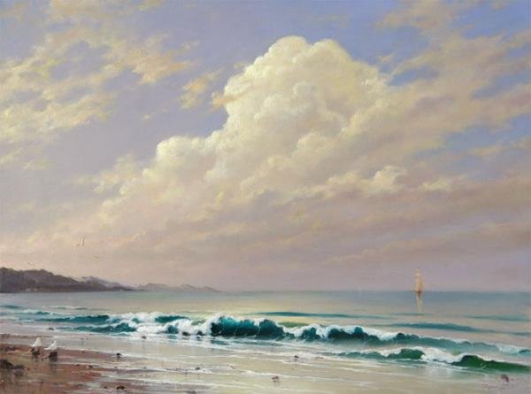 George Dmitriev海景绘画作品