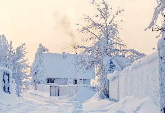 冬天雪景摄影作品