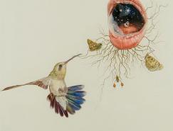 Julia Randall铅笔画作品