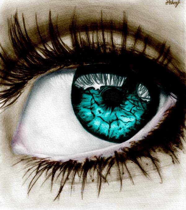 Salma Ashraf迷人的人像素描作品