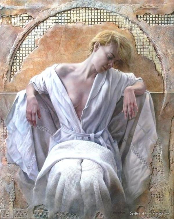 法国ascal Chove唯美的女性人物绘画作品
