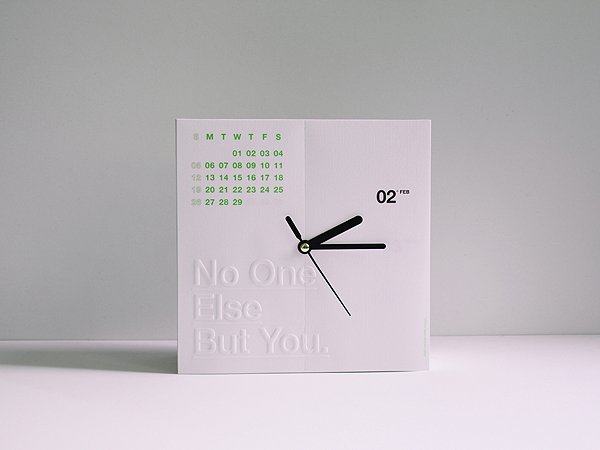 香港设计师Ken Lo：创新的时钟月历设计