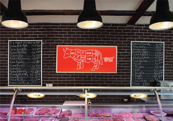 品牌设计欣赏：Butcher Great! Meat Lovers