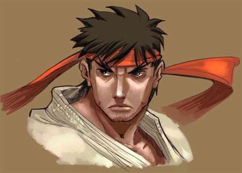 “街头霸王”人物角色插画：Ryu