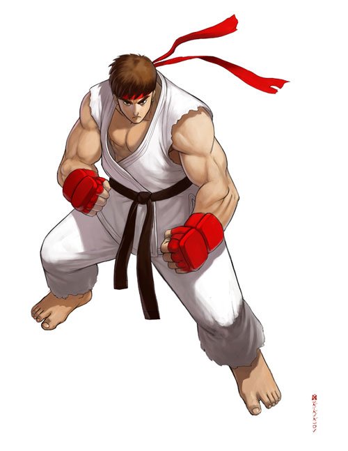 “街头霸王”人物角色插画：Ryu