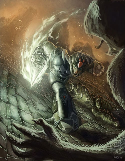 动漫人物插画：洛克人MegaMan