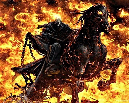 Marvel漫画人物: 恶灵骑士(Ghost Rider)插画欣赏