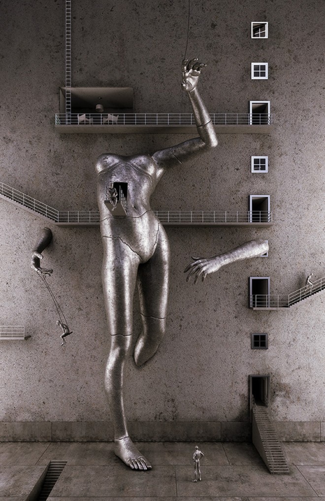 Adam Martinakis 3D艺术作品