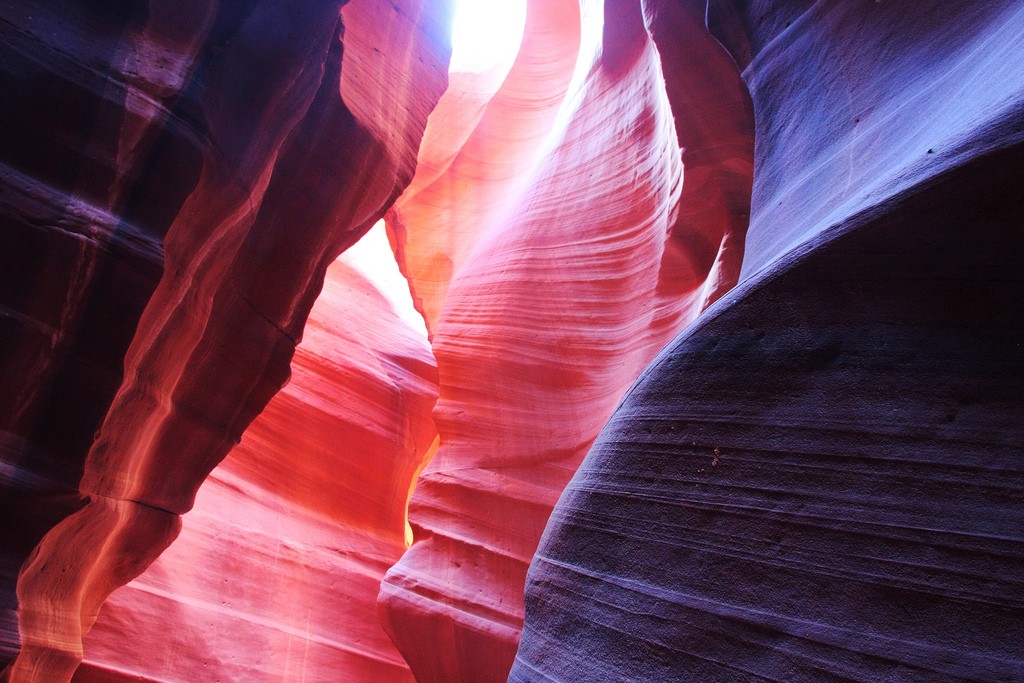 地质摄影：羚羊峡谷（Antelope Canyon)