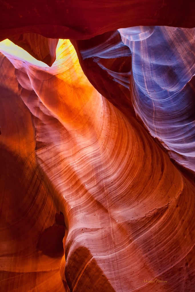 地质摄影：羚羊峡谷（Antelope Canyon)