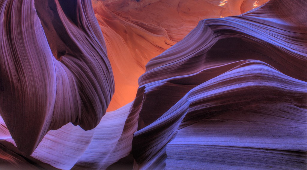 地质摄影：羚羊峡谷（Antelope Canyon)