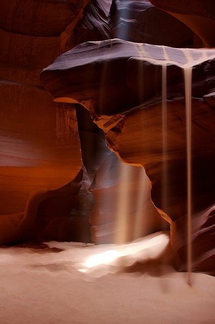 地质摄影：羚羊峡谷（Antelope Canyon)