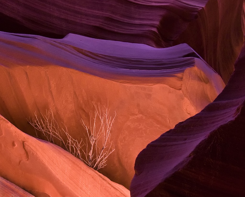 地质摄影：羚羊峡谷（Antelope Canyon)