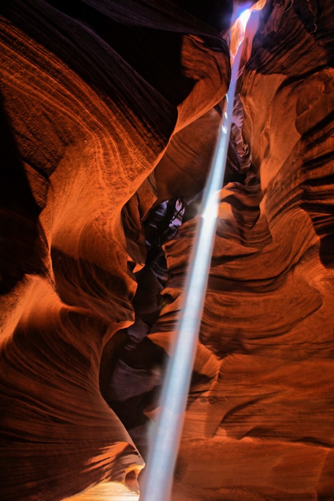 地质摄影：羚羊峡谷（Antelope Canyon)