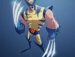 X战警人物插画:金刚狼(Wolverine)