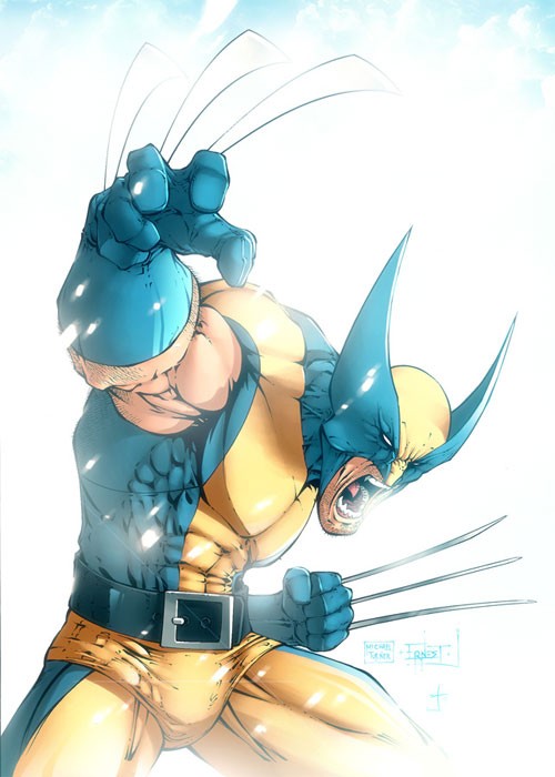 X战警人物插画: 金刚狼(Wolverine)