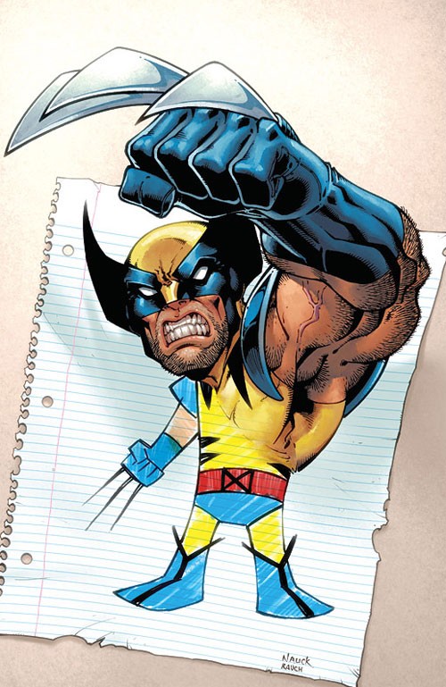 X战警人物插画: 金刚狼(Wolverine)