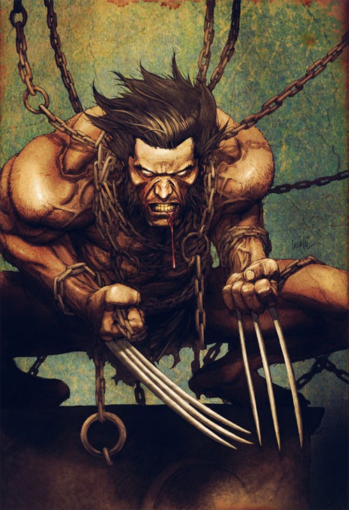 X战警人物插画: 金刚狼(Wolverine)